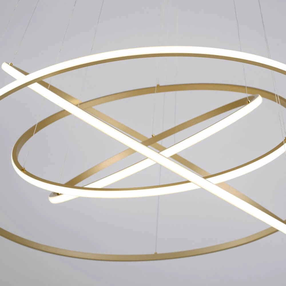 Lampe suspendue moderne Tessara laiton Paul Neuhaus 4012248372661