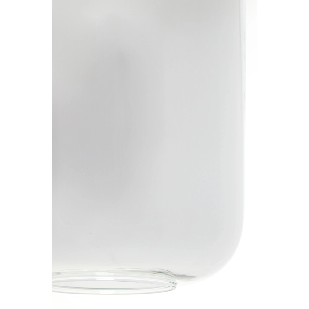 Lampe pendante de table à manger Lekar 5x E27 - noir avec verre fumé Light & Living 8717807638351