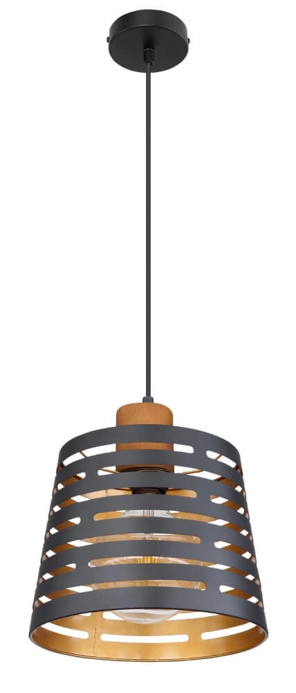 Lampe suspendue rurale Ablona Ø 25 cm Globo 9007371408245