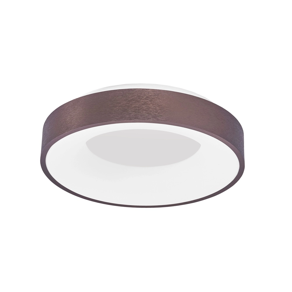 Plafonnier Rando Thin marron café Ø 38cm Lyora 5212017420053