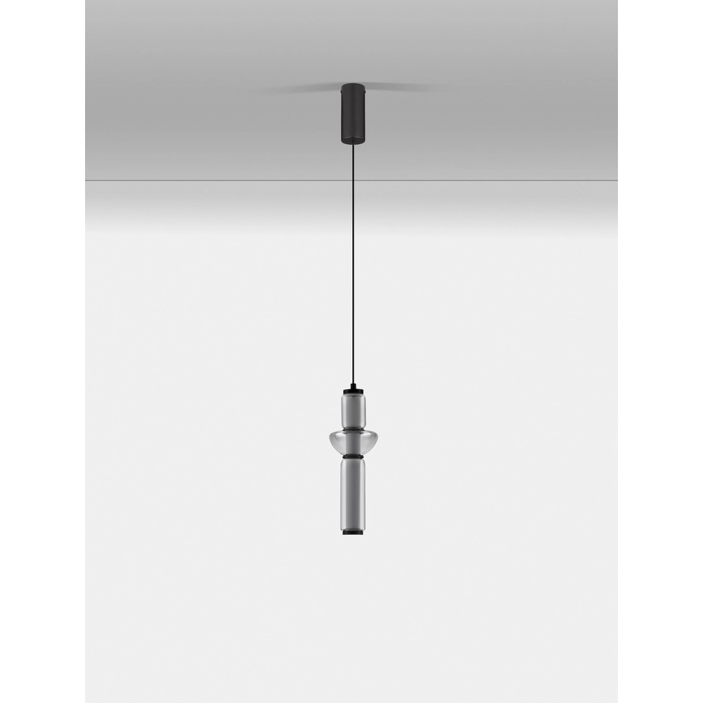 Suspension design Ulon Verre fumé à 1 lumière Lyora 5212017474162
