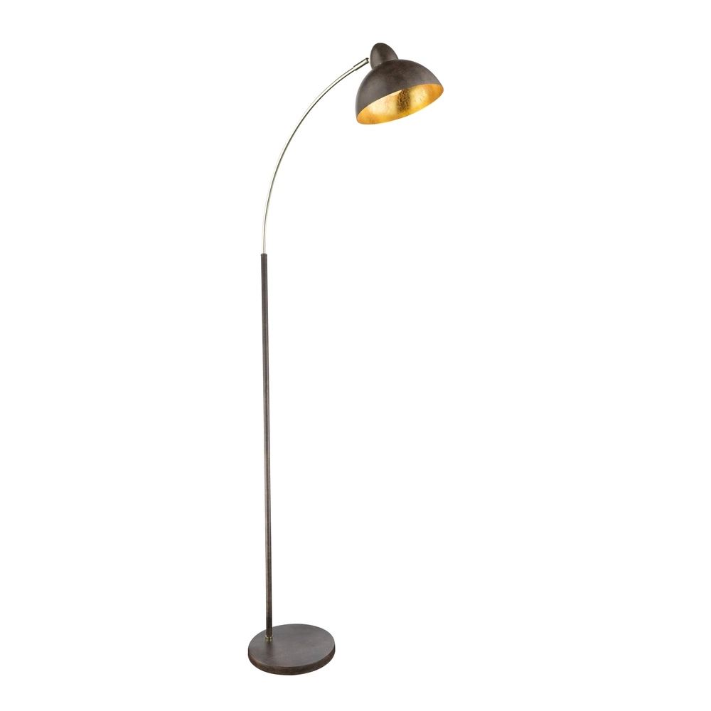 Lampe de pied Anita brun rouille Globo 9007371360383