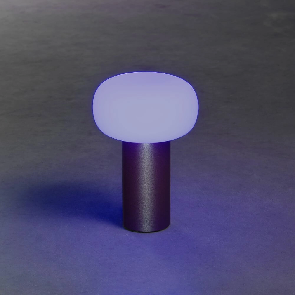 Lampe de table rechargeable Antibes brun rouille KonstSmide 7318308269726