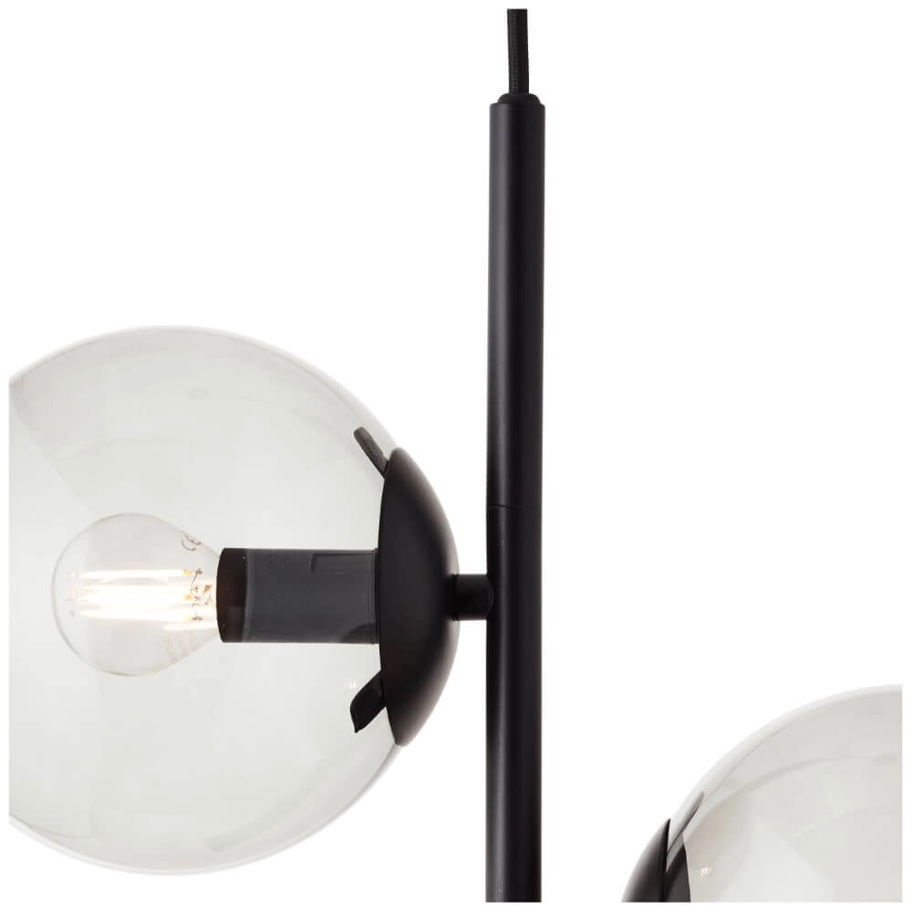 Lampe suspendue 3 lumières Ariol noir Brilliant 4004353429668