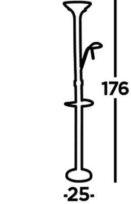 Lampe de lecture au sol Wireless Searchlight 5053423190310