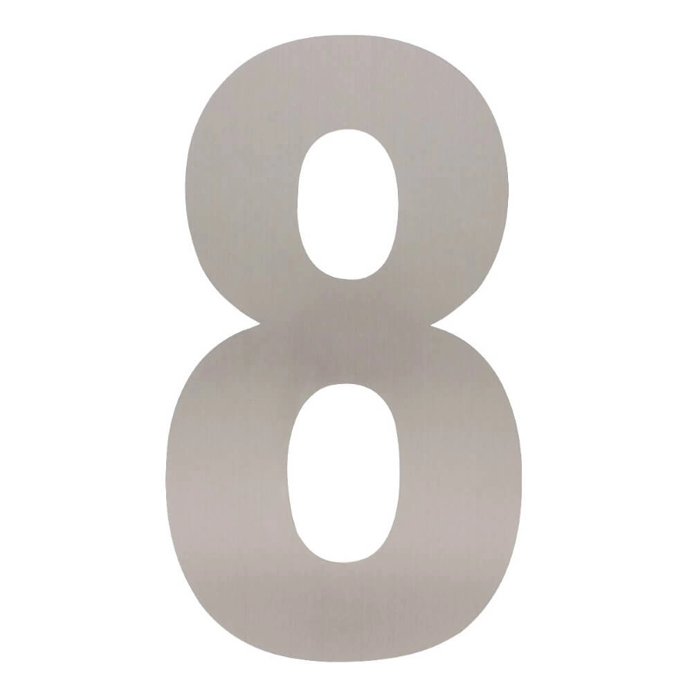 Maison numéro 8 XXL Numbra 50cm en acier inoxydable Maison numéro 8 XXL Numbra 50cm en acier inoxydable