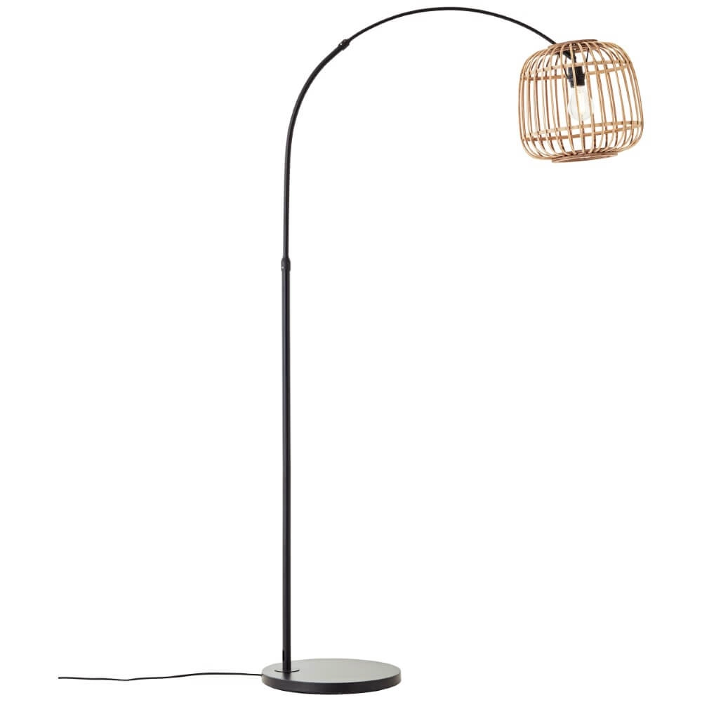 Lampe à arc en rotin Nikka 171 cm Brilliant 4004353402272