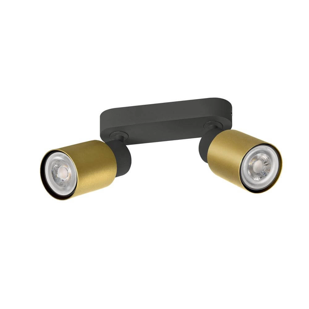 Spot double Puri 2.0 Tube noir-or SLV 4024163293648