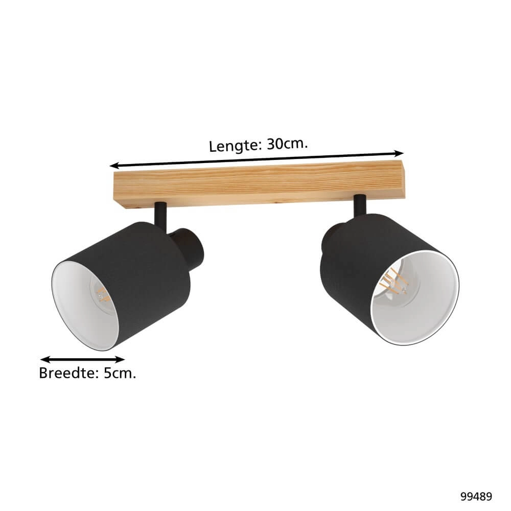 Plafonnier 2 lumières Batallas Eglo 9002759994891