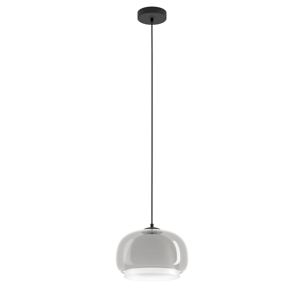 Lampe pendante de conception Belomontejo noir Ø 30cm Eglo 9008606406739