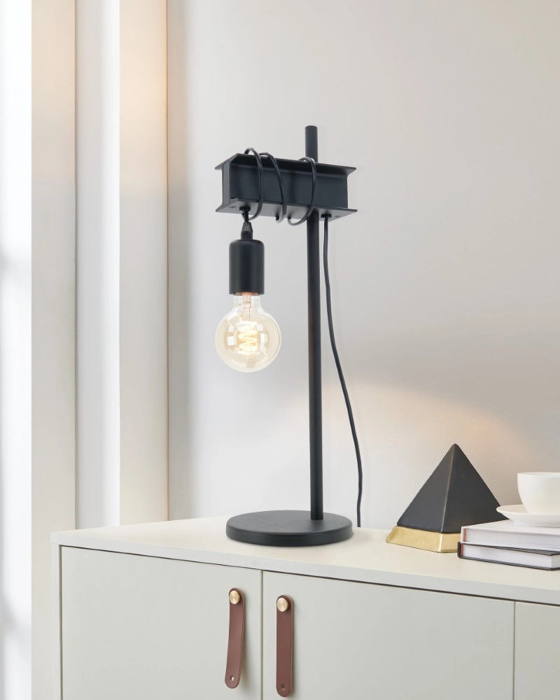 Lampe de table Townshend 6 noir Eglo 9002759437145