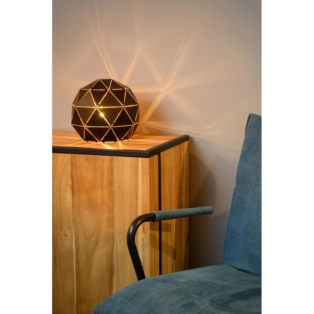 Lampe de table moderne Otona Noir Lucide 5411212210807