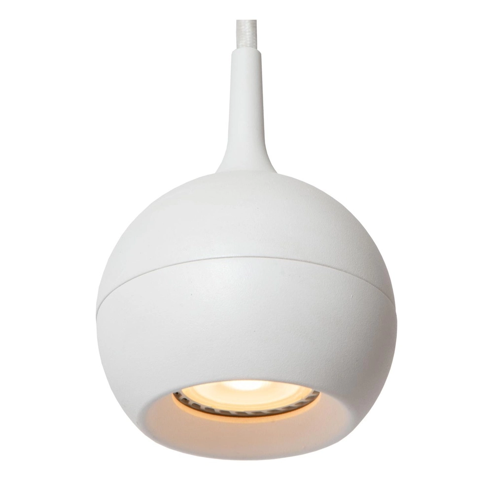 Suspension lumineuse à rail Track Favori Blanc monophasé Lucide 5411212093882