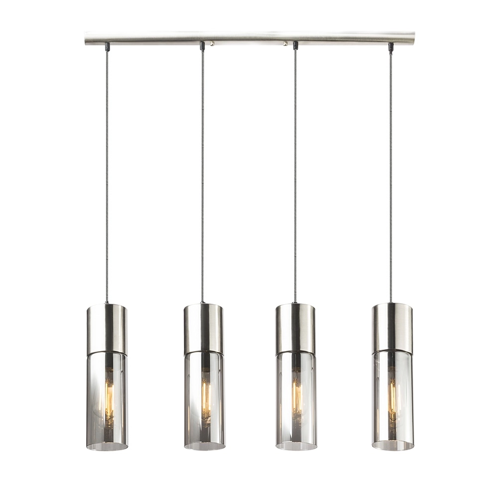 Lampe suspendue à 4 lumières Annika Conception en nickel Globo 9007371382200