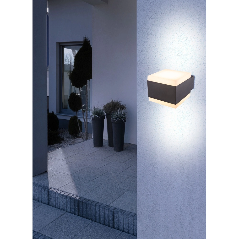Lampe murale de conception Slice anthracite Globo 9007371388202