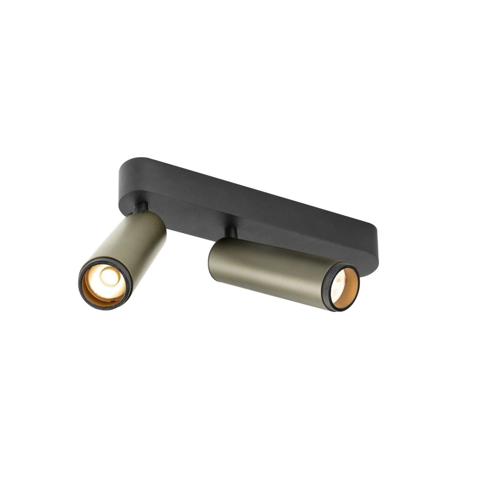 Spot monté en surface Grip! M Bronze 2 lumières 2700K SLV 4024163304566