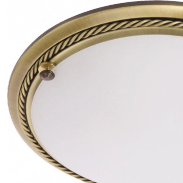 Lampe Ceiling and Wall ou applique 30cm bronze marron Steinhauer 8712746023077