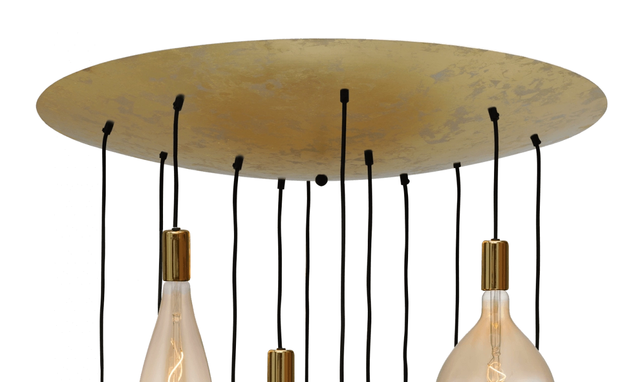 Lampe suspendue dorée Aton Masterlight 8718121188386