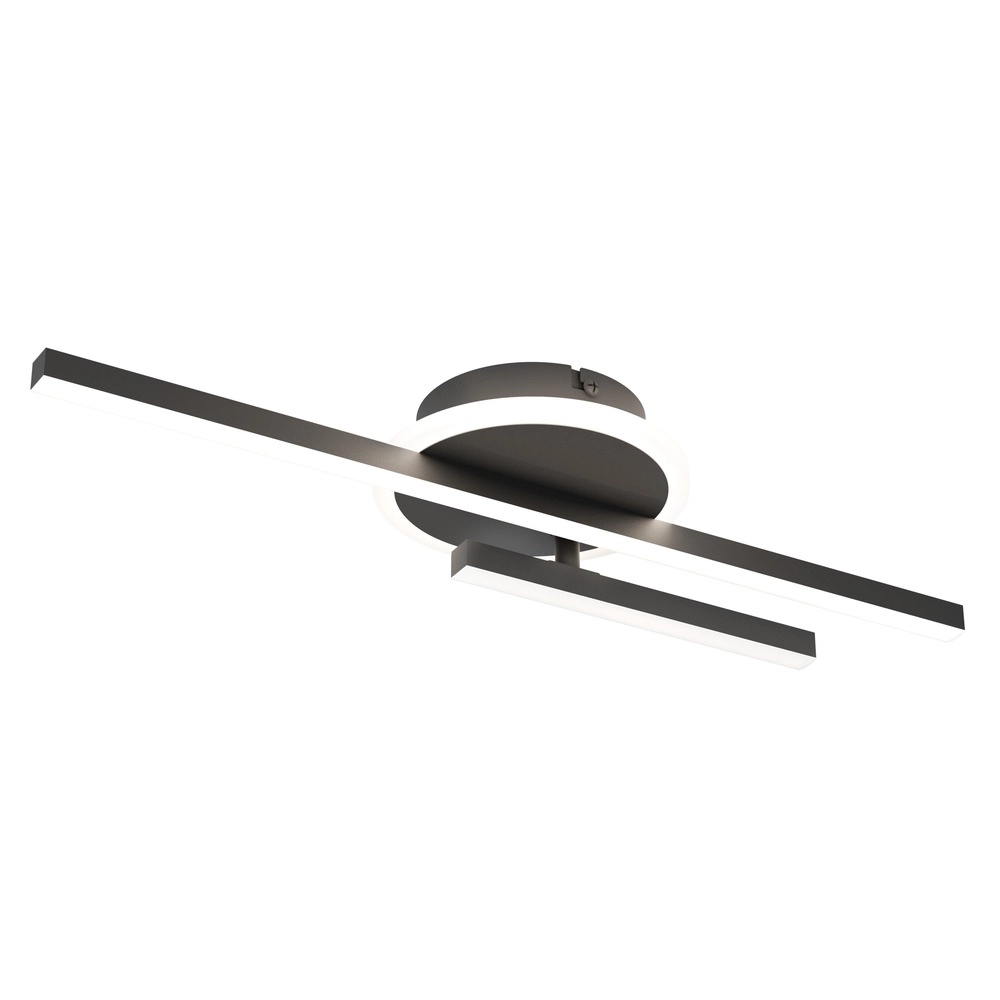 Lampe de plafond moderne Nogaredo Noir 50 x 15 cm Eglo 9008606391547