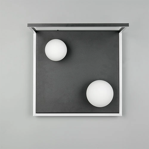 Lampe de plafond à design Arola Noir Trio 4017807683578