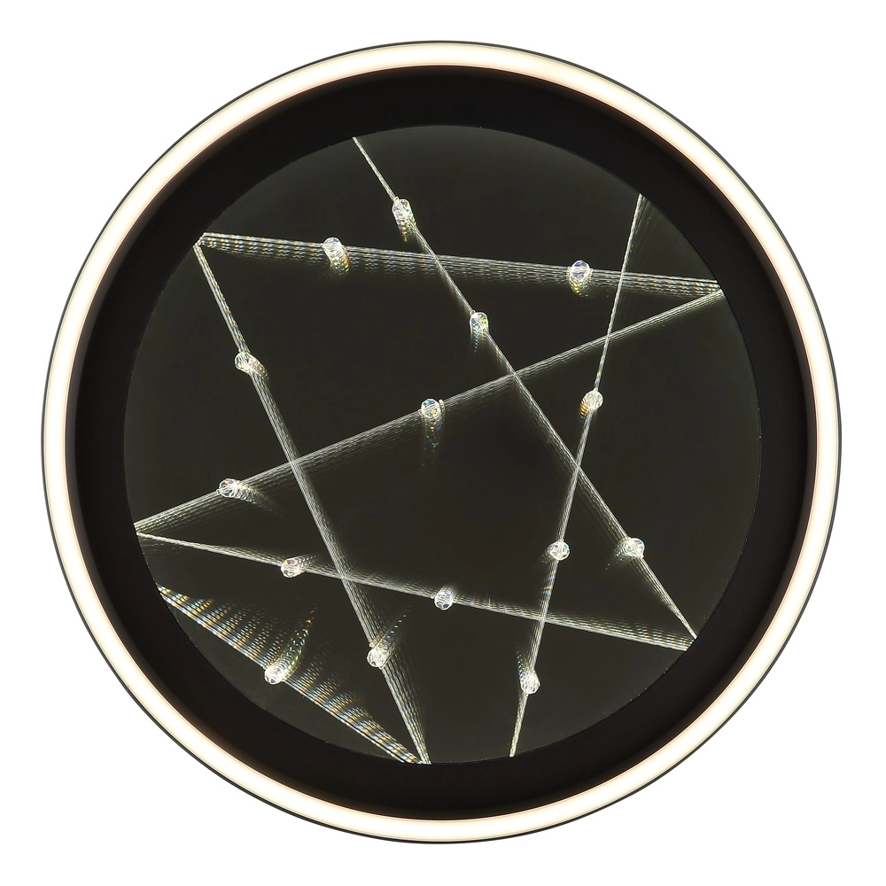 Lampe de plafond Mirrora noir Ø 40cm Globo 9007371578849