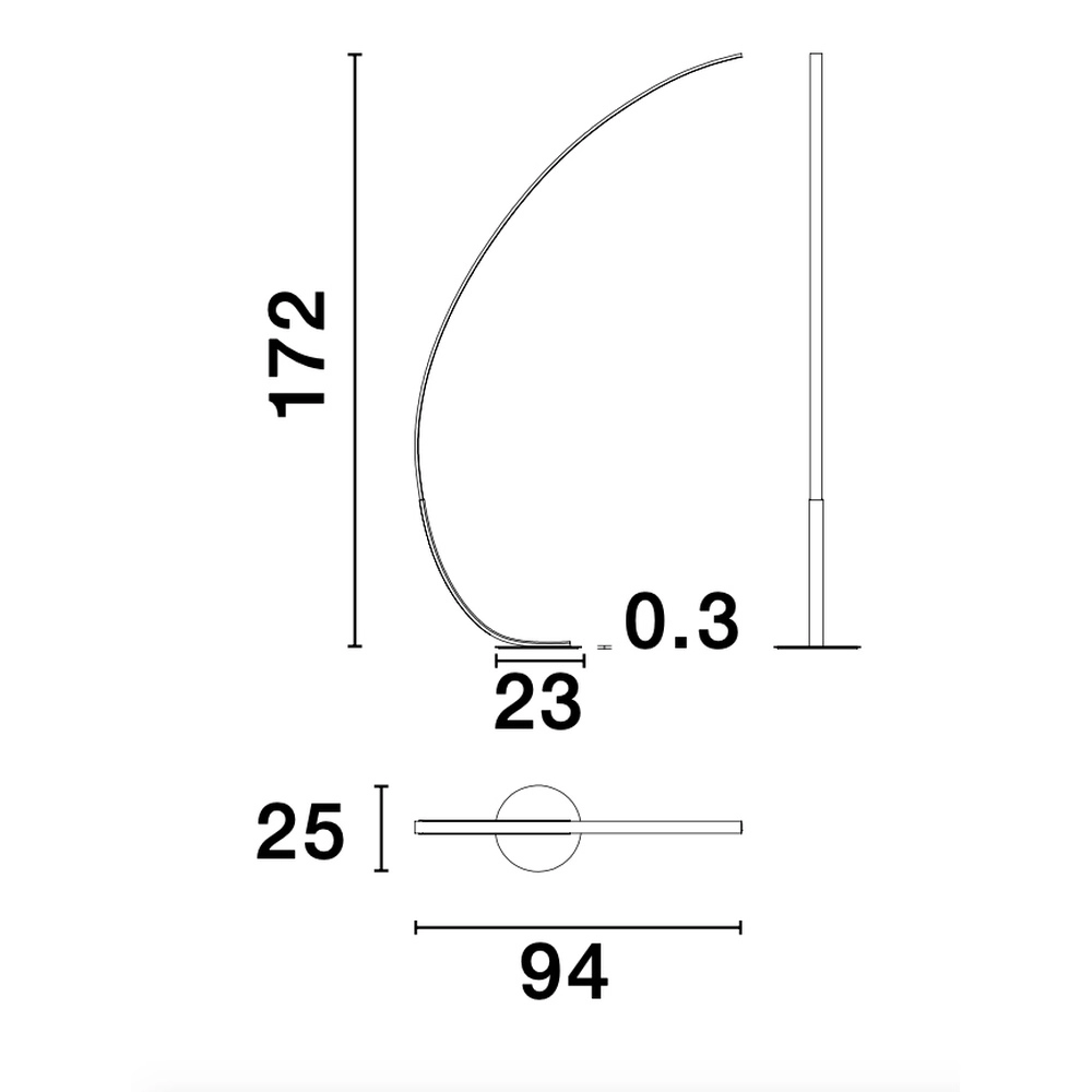 Lampadaire Premium blanc Lyora 5212017419866