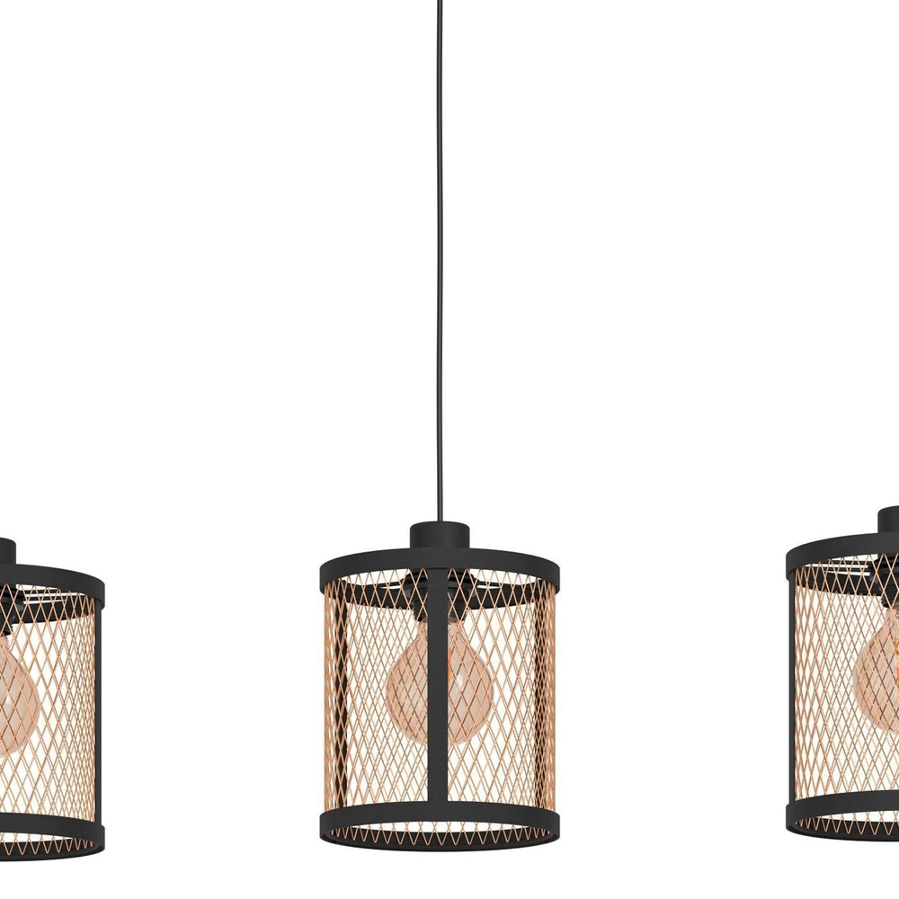 Suspension de 3L Dellow noir avec or - Ø 18cm Eglo 9002759436056