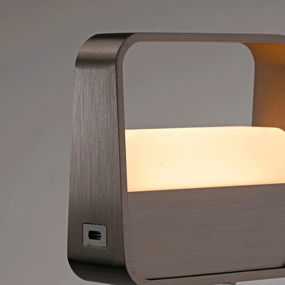 Lampe de table design Pure Go brun Paul Neuhaus 4012248383384