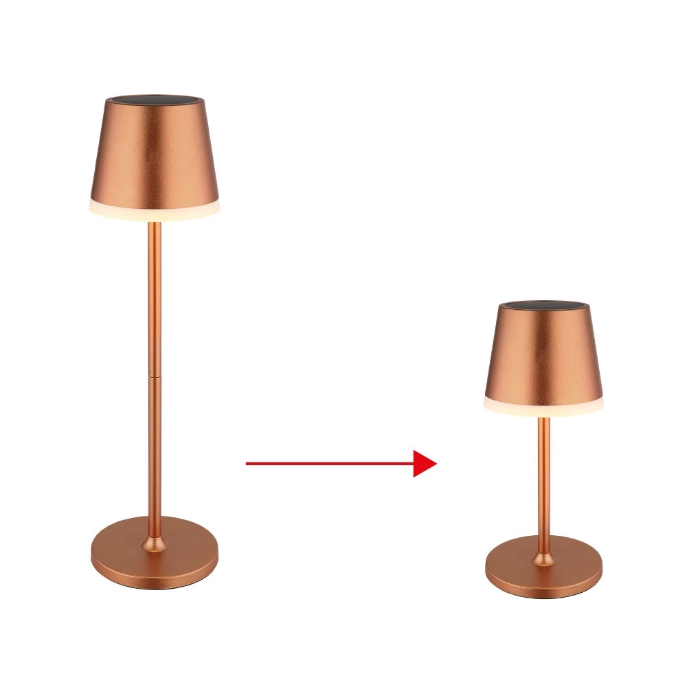 Lampe de table solaire Vannieso Champagne Globo 9007371487356