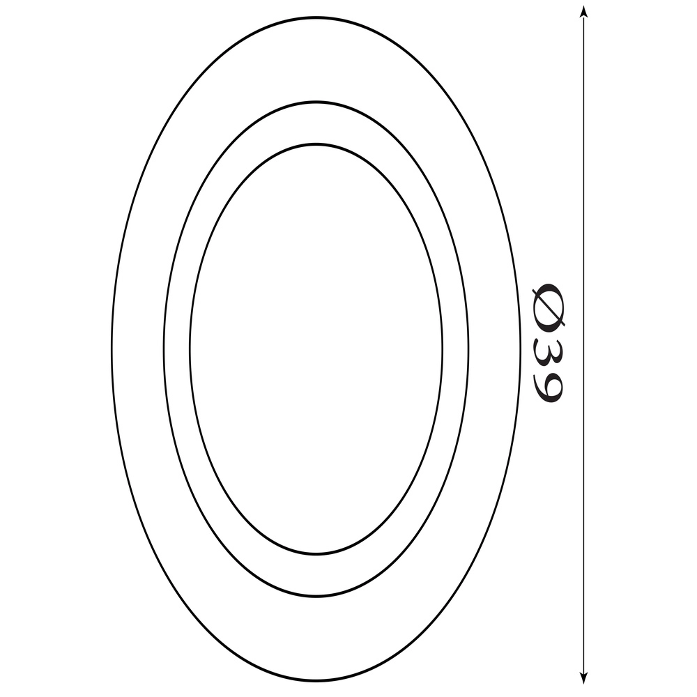 Plafonnier Ringo Ø 39cm noir Searchlight 5053423303758