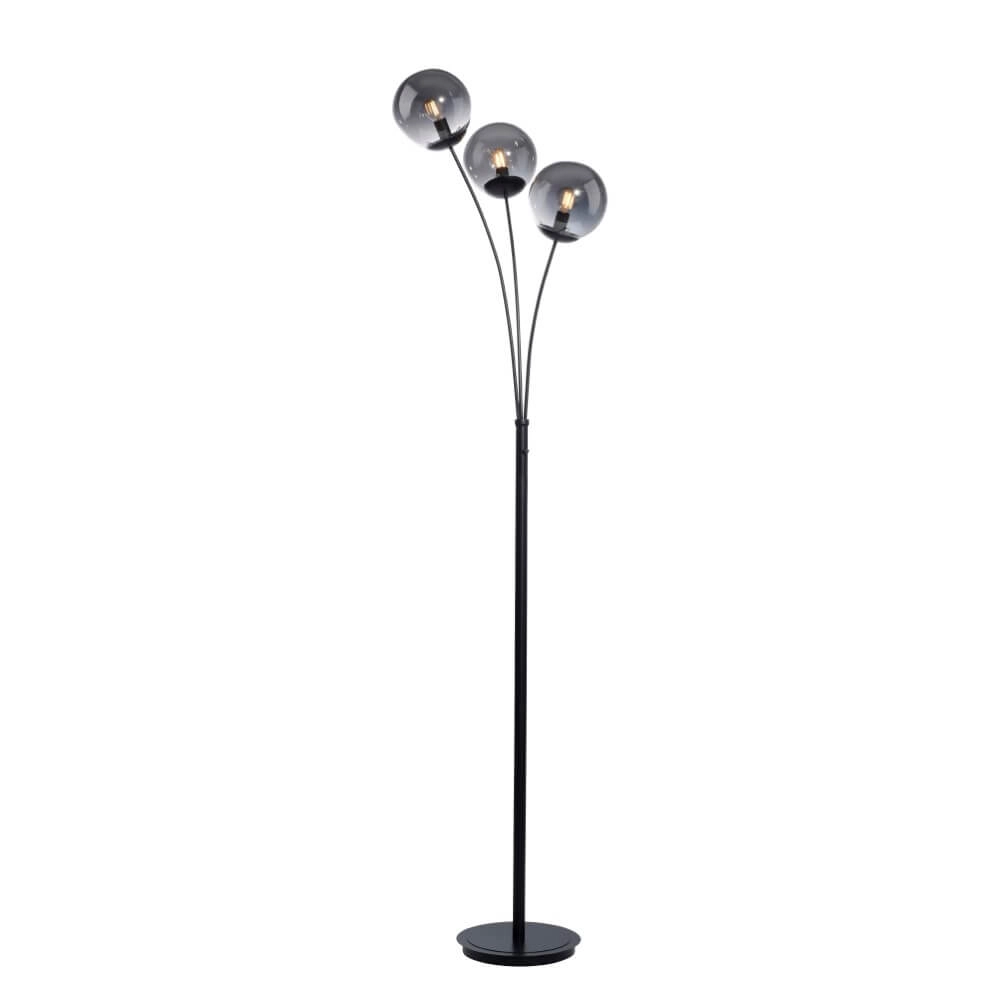 Lampadaire noir Big Widow 3 lumières Just Light 4043689988388