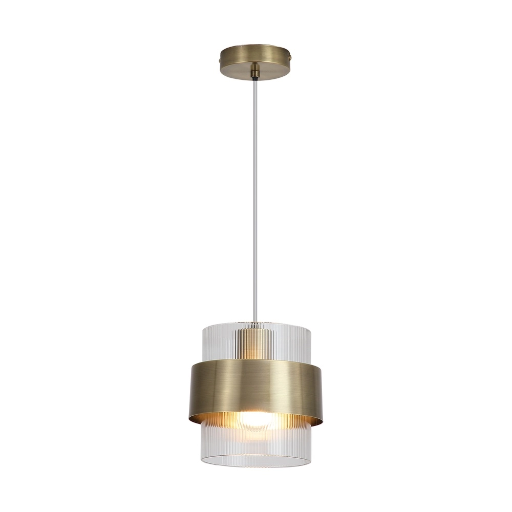 Lampe suspendue Royal Laiton ancien à 1 lumière