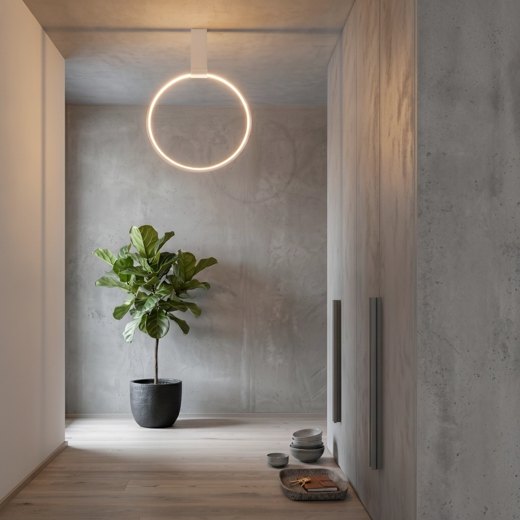 Plafonnier design Garve blanc Ø 40cm