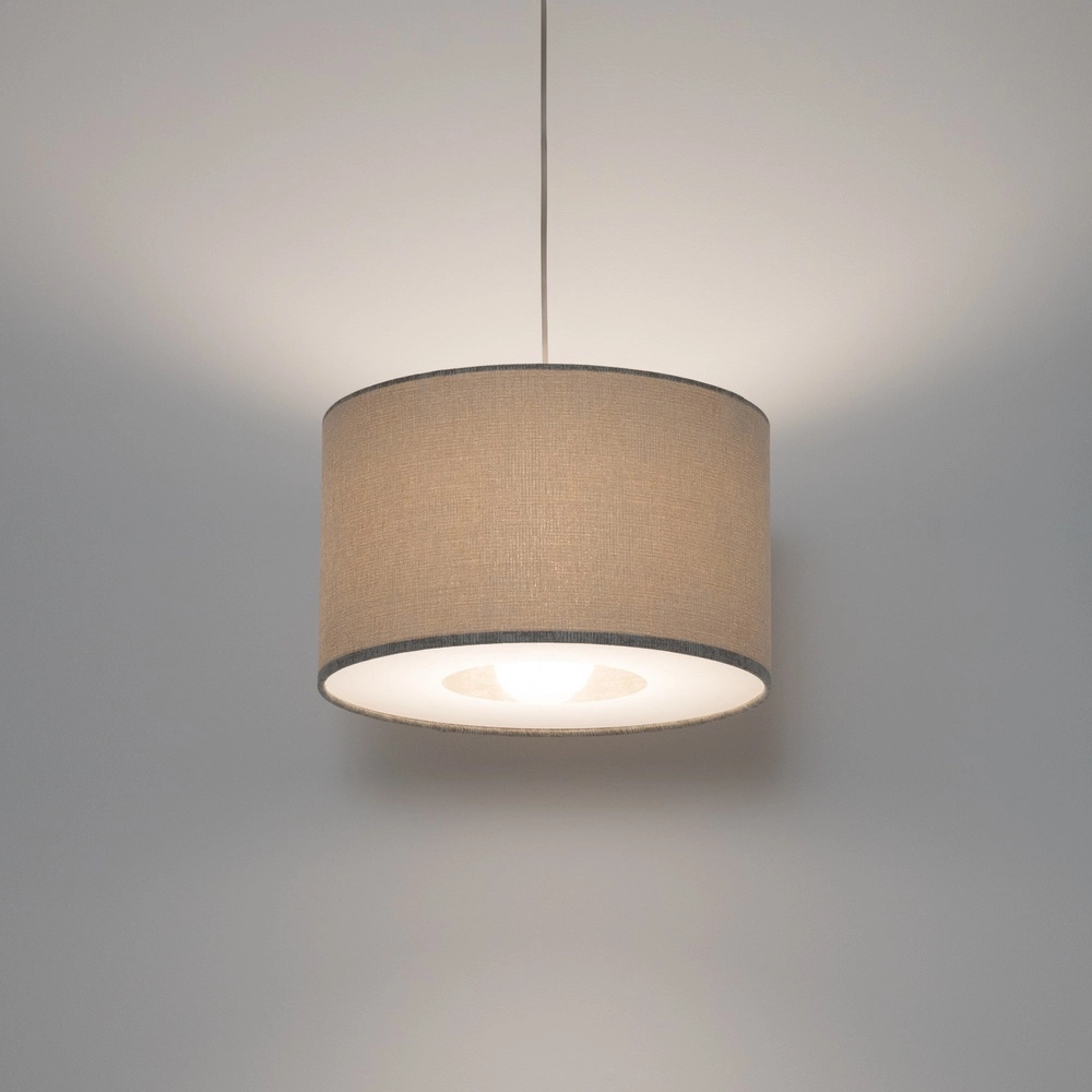 Lampe suspendue Cedro brun sable Ø 40cm Lyora 5903139116640