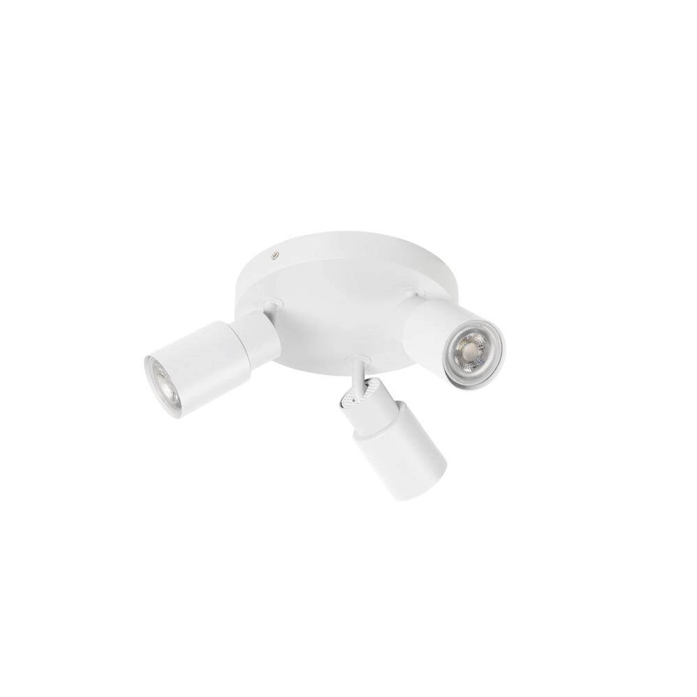 Projecteur rond Puri 2.0 Tube blanc 3 lumières SLV 4024163293921