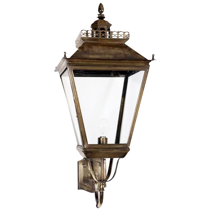 Lampe d'extérieur rurale Large Chateau fait main - cuivre antique (ant)