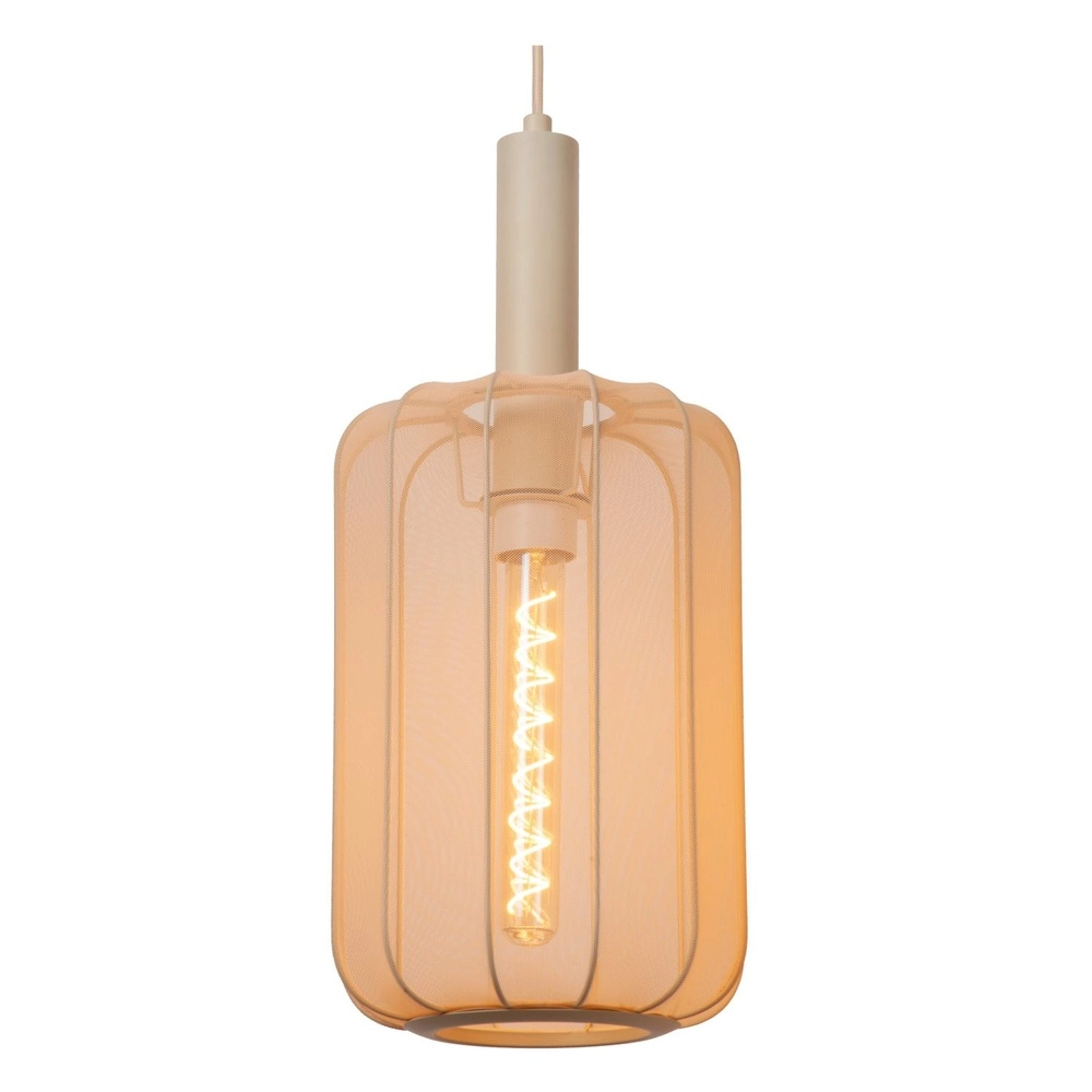 Lampe suspendue à 3 lampes Corina brun sable Lucide 5411212032034