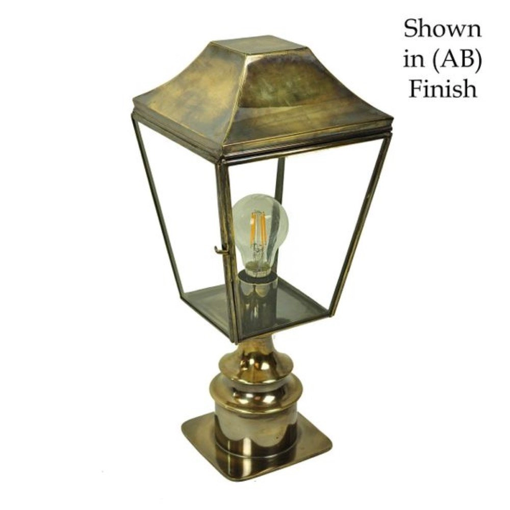 Lampe d'extérieur rural Knightbridge 45cm - cuivre antique (ant) Limehouse