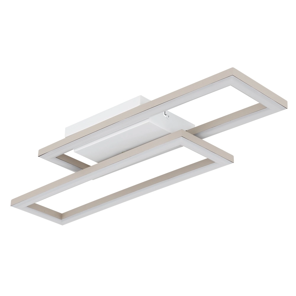 Plafonnier moderne Wilton brun sable 15.5cm Globo 9007371578801