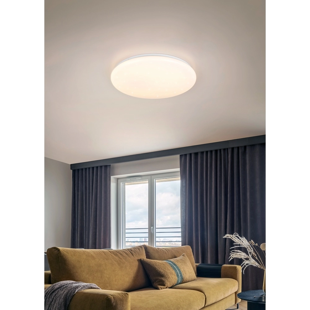 Plafonnier Cetus blanc avec fonction RGB Trio 4017807654561