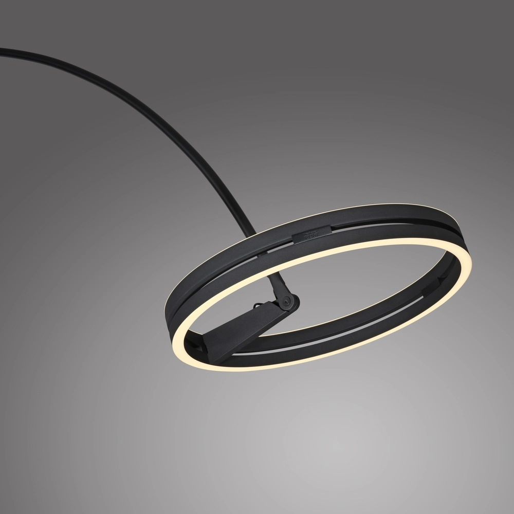 Lampe à arc élégante Pure Loop-Bow Ajustable - Black Pearl Paul Neuhaus 4012248397152