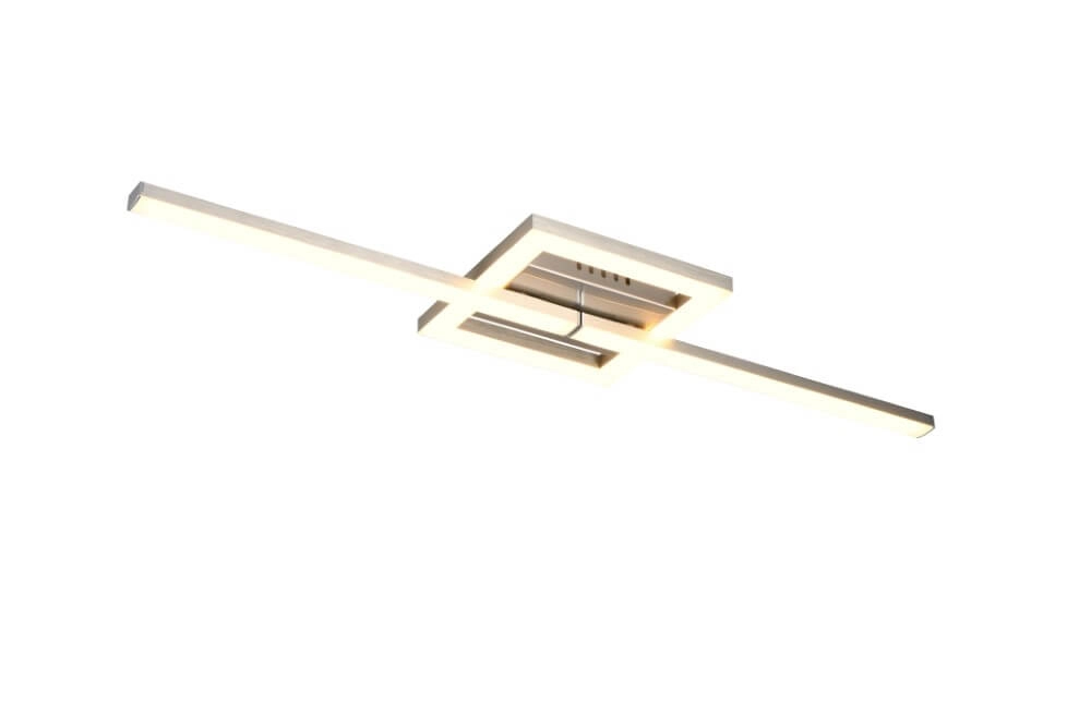 Plafonnier en nickel Viale conception Trio 4017807598087