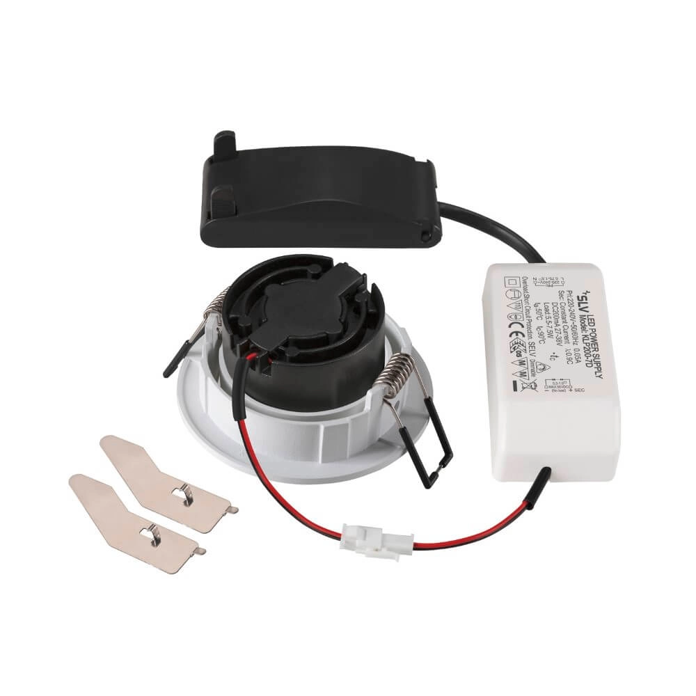 Spot LED rond New Tria 68 blanc - 3000K - 750lm - 60g SLV 4024163277761