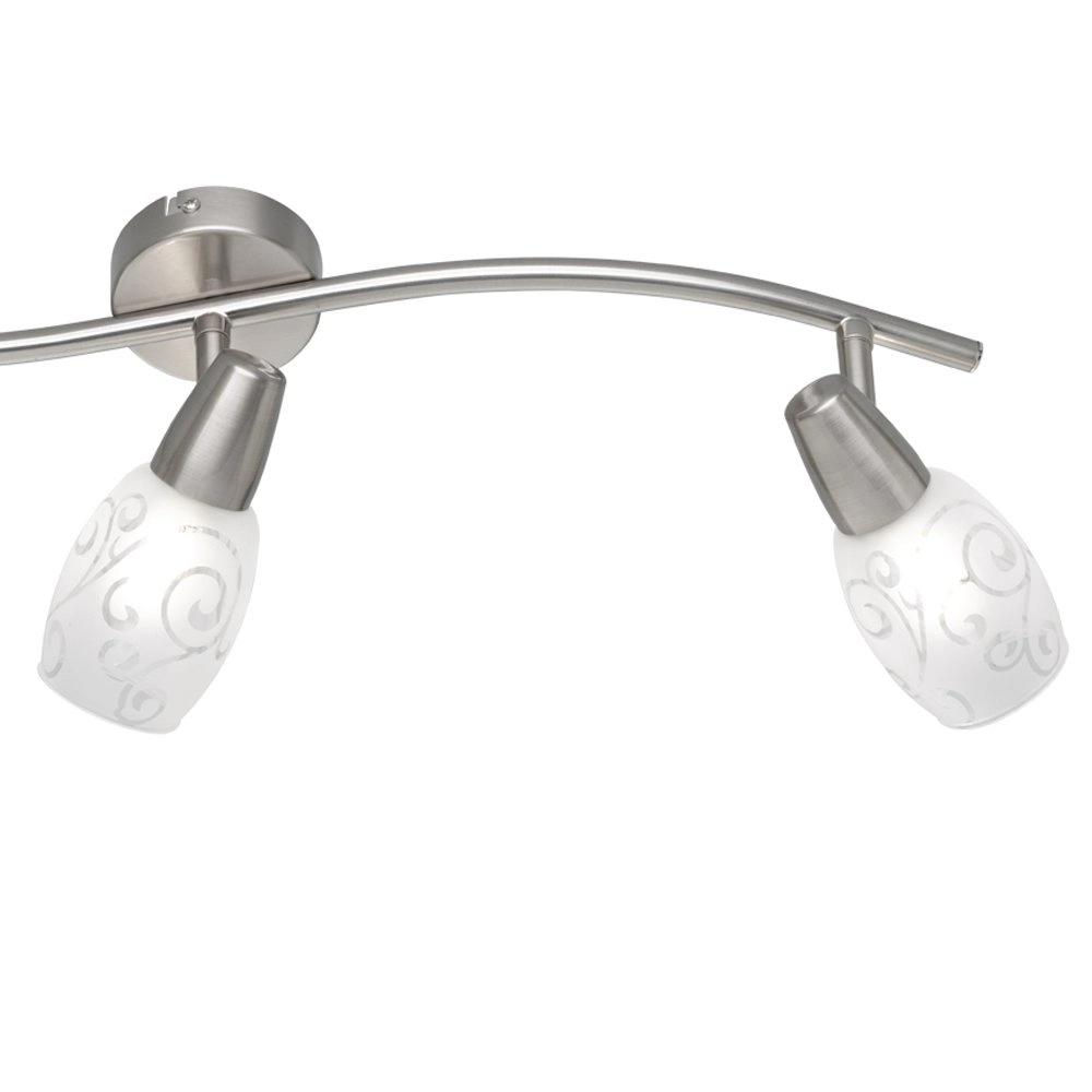 Lampe de plafond Colmar 3 lumières nickel mat Trio 4017807305173