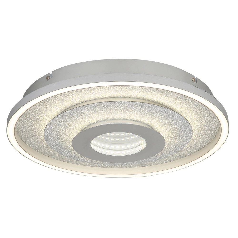 Lampe de plafond à design Miles Gris argenté