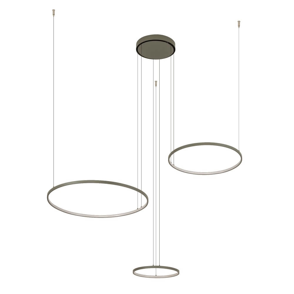 Suspension design Circolo LED vert olive Lyora 5903139113984
