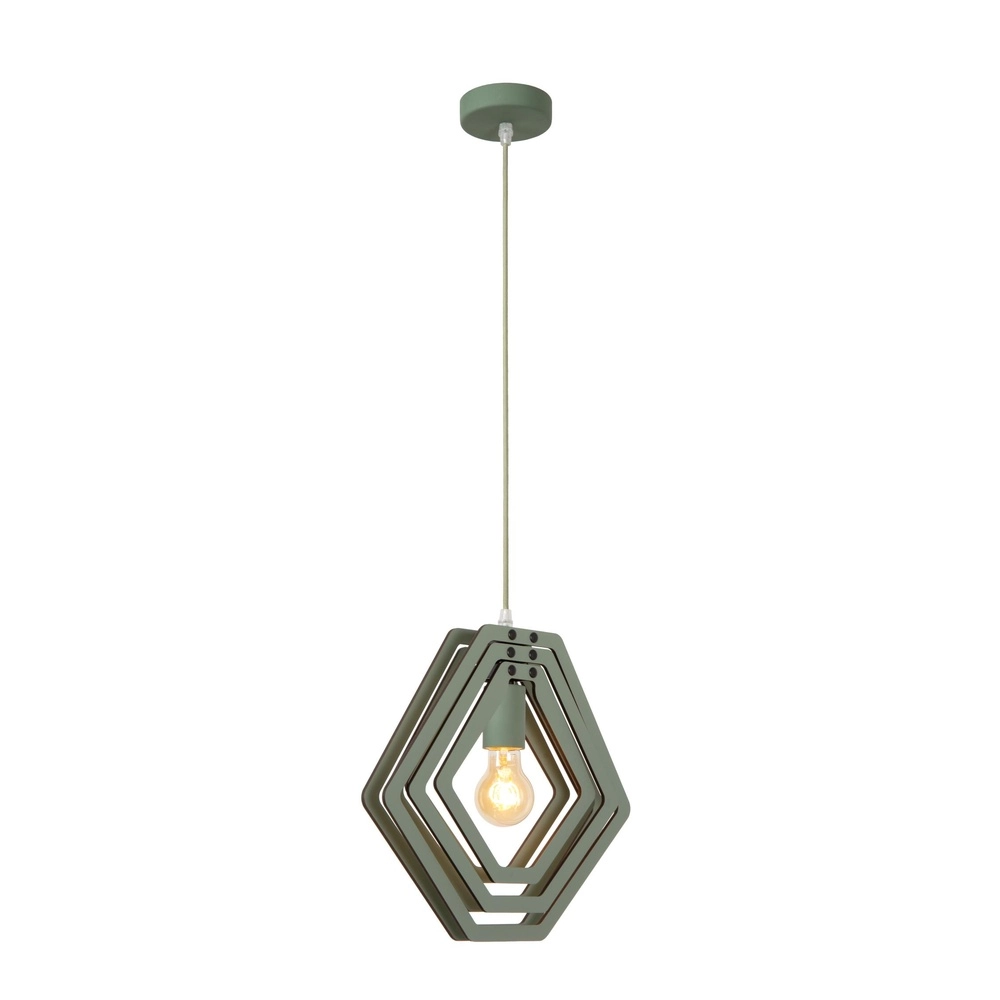 Lampe suspendue pour la chambre des enfants Mauro Vert Lucide 5411212771490