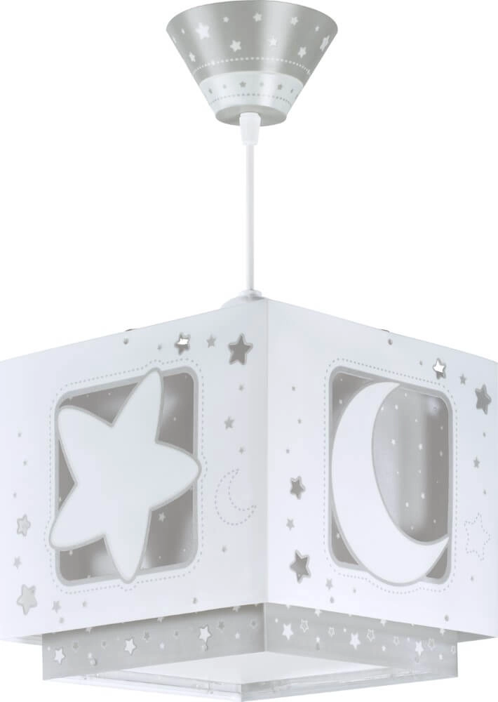 Lampe suspendue chambre d'enfant Moonlight gris Dalber 8420406801476