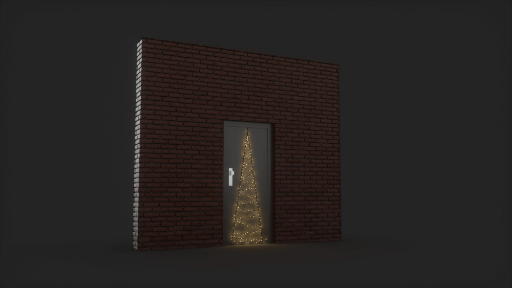 Door - 2,1 meter - 120 Led - Warm White - Twinkle Fairybell 8720512260908