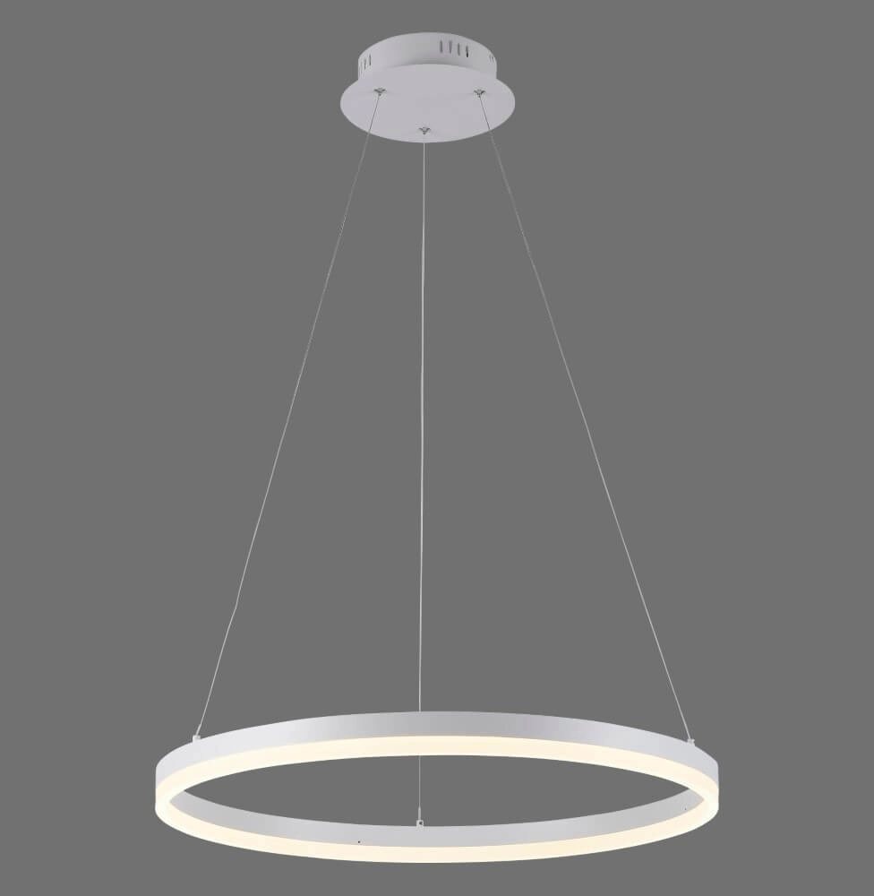 Lampe suspendue moderne Titus Ø 60cm blanc Paul Neuhaus 4012248365366